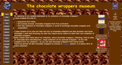 Desktop Screenshot of chocolatewrappers.info